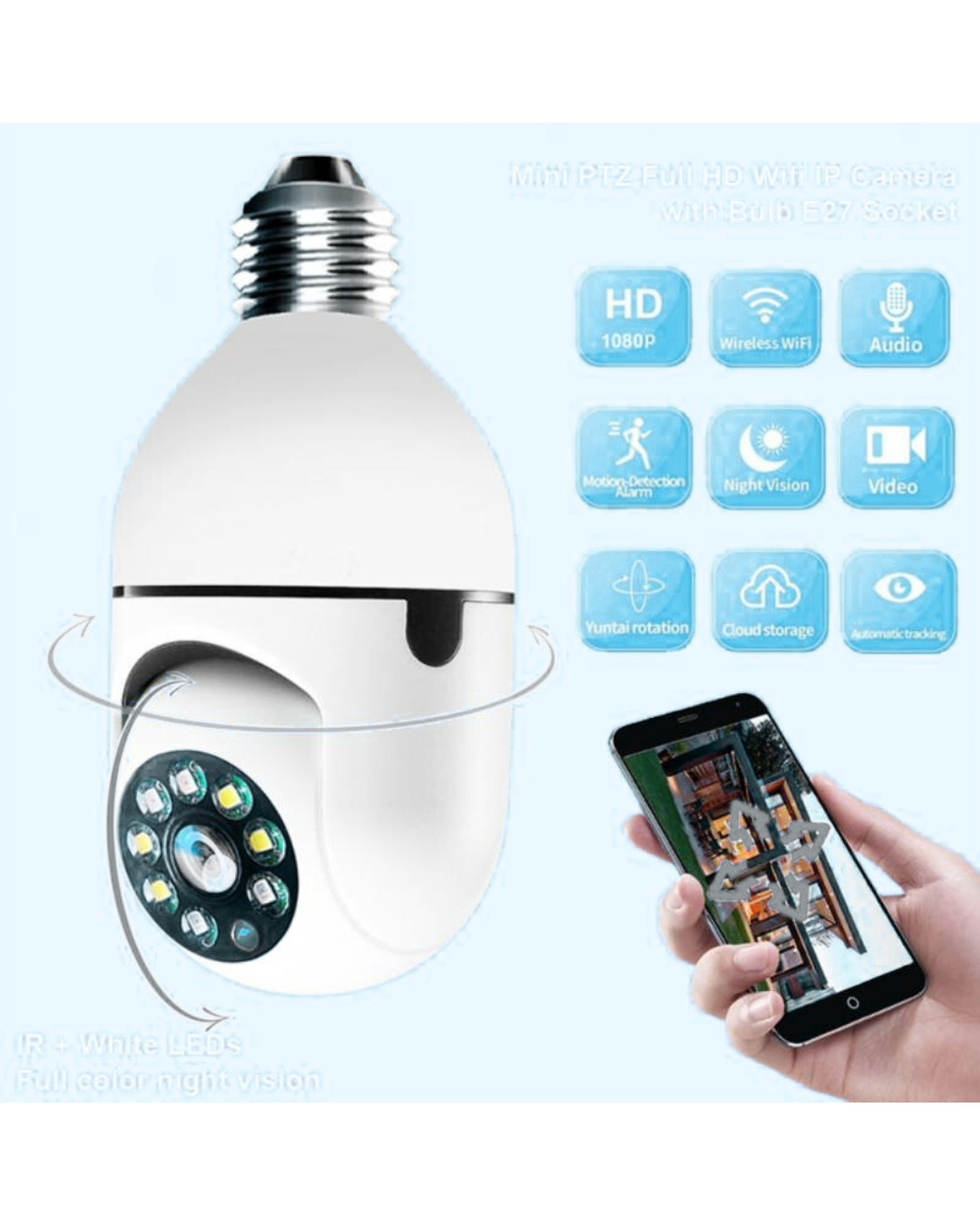 Bulb Shaped Security Camera